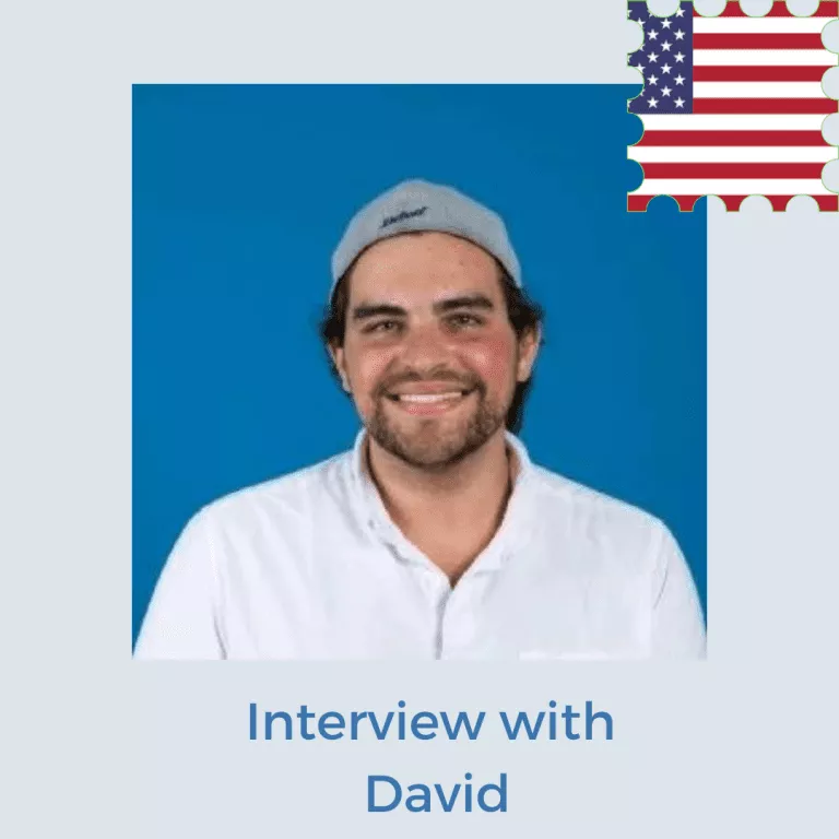Interview with David from the USA