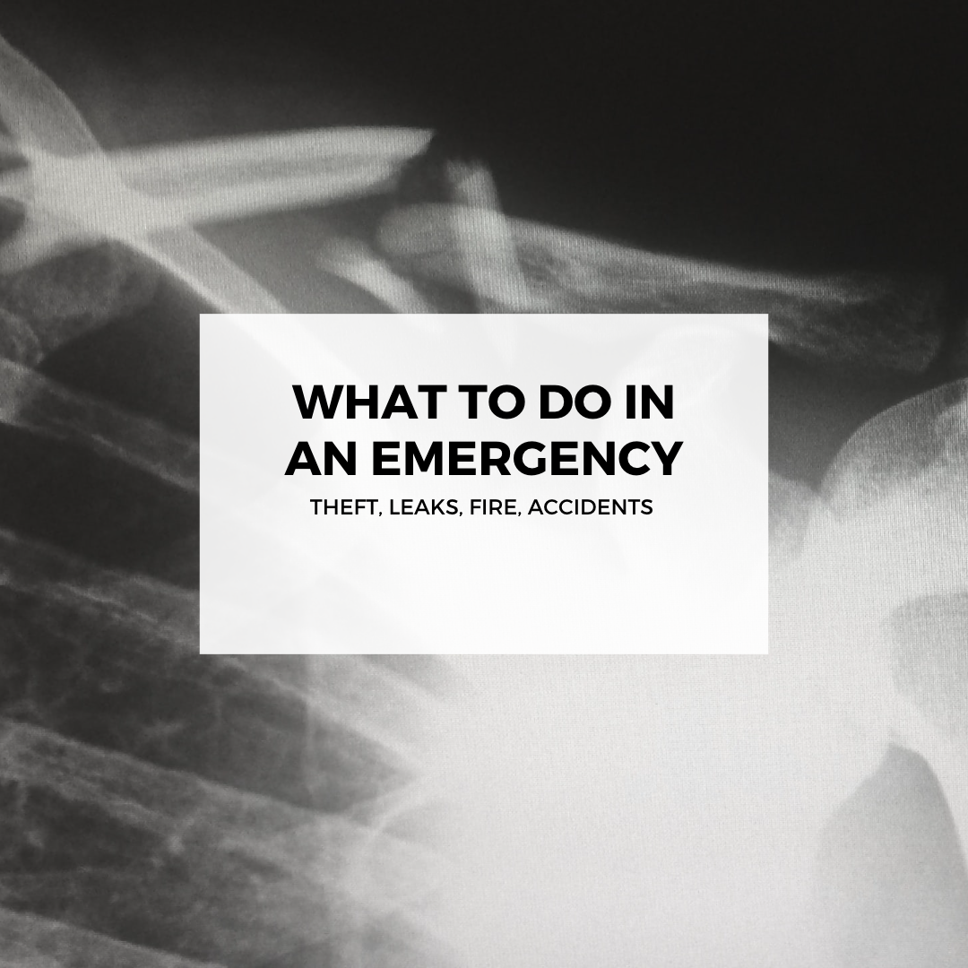What to do in an emergency!
